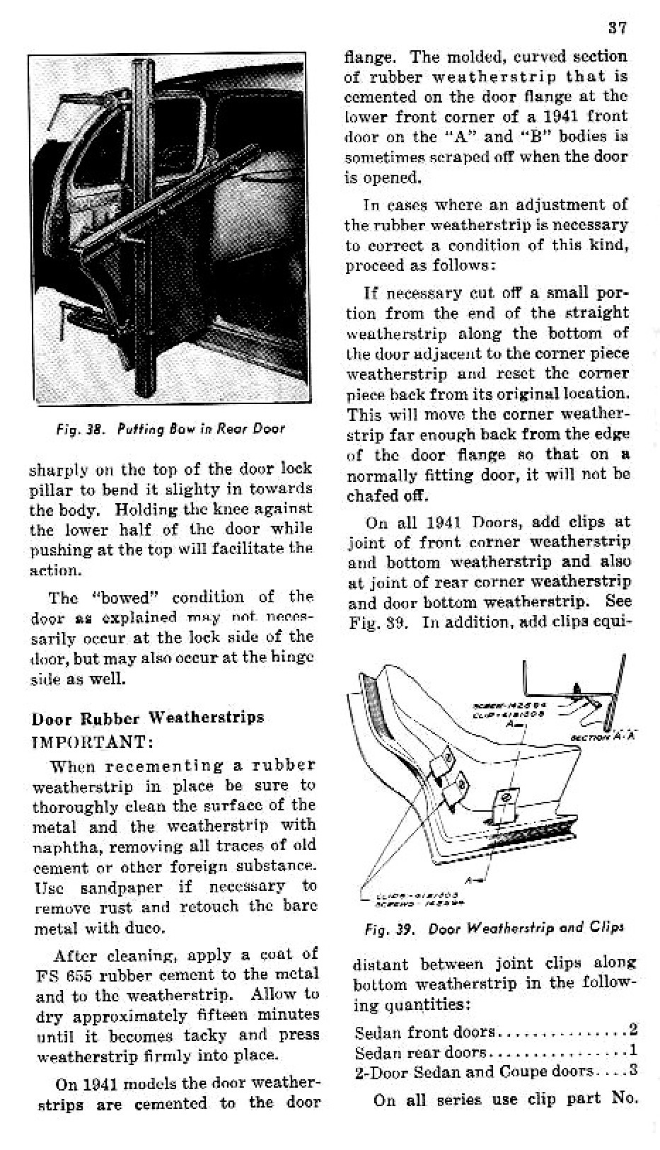1941 Pontiac Shop Manual Body Page 16 Of 60 1941 Pontiac Shop Manual Body Page 16 Of 60